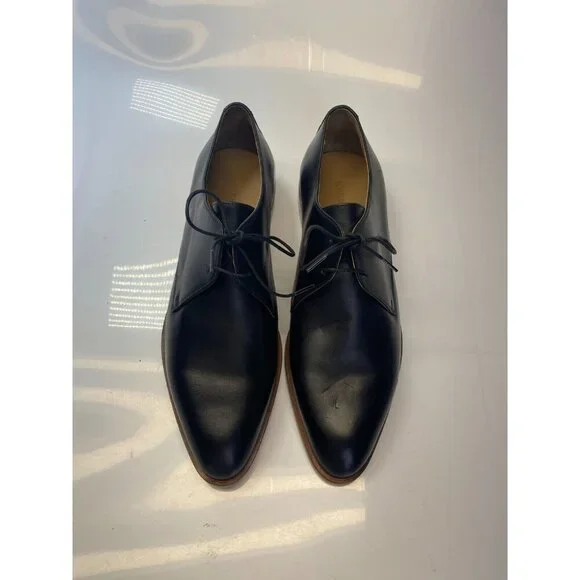 Everlane Women's Modern Oxford Italian Leather black Sz